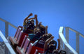rollercoaster six flags 1 Vintage A4 Photo Print