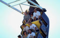 rollercoaster sixflags mickey Vintage A4 Photo Print