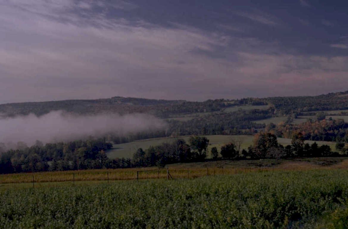 rolling hills farmland 1980s 1990s A4 Photo Print