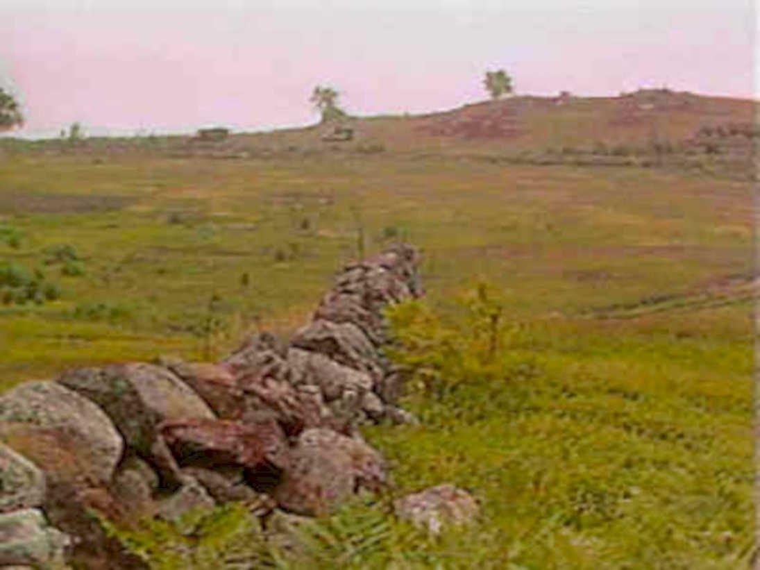 rolling hills outcrop1980s 1990s A4 Photo Print
