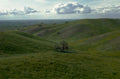 rolling hills valley 1980s 1990s A4 Photo Print