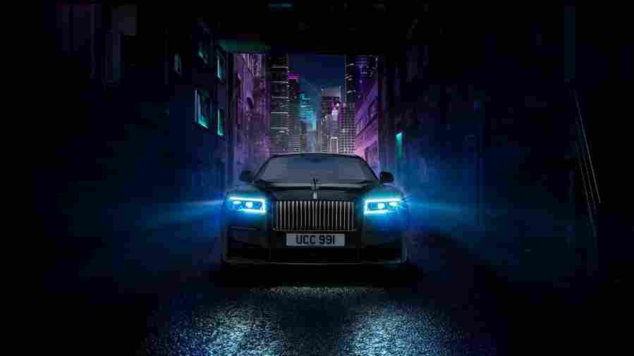 rolls royce ghost 2020 6918 46 Car A4 Photo Print