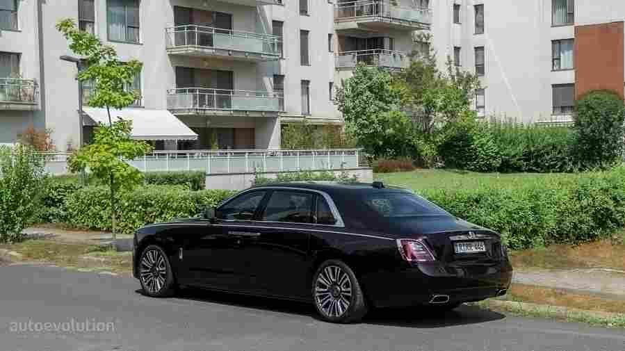 rolls royce ghost extented 70 Car A4 Photo Print