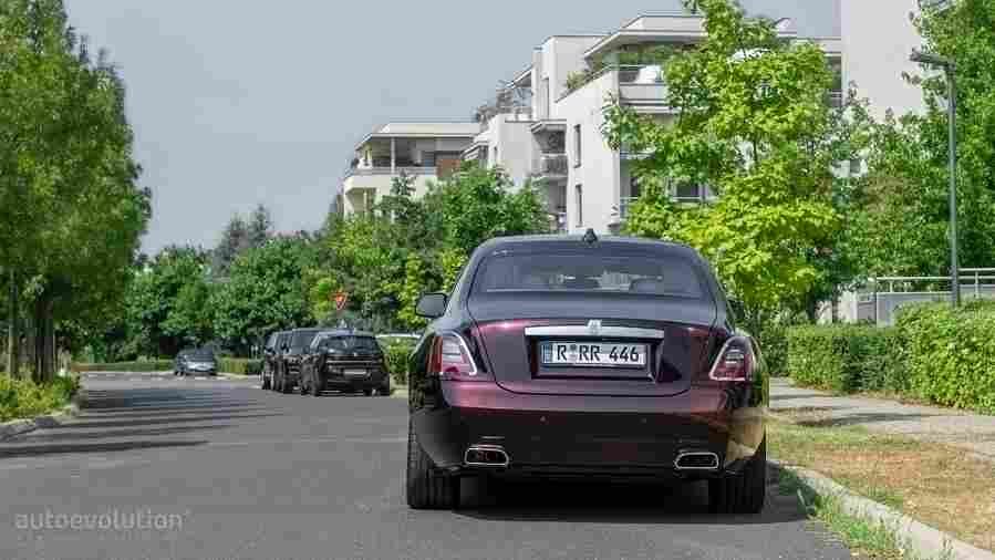 rolls royce ghost extented 72 Car A4 Photo Print