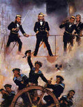 rom Admiral Tegetthoff in the Battle of Lissa Two Art A4 Photo Print