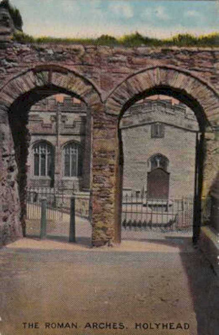 roman arches holyheadVintage 1880s 1900s A4 Photo Print