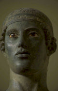 roman bust crown 1980s 1990s A4 Photo Print