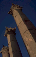 roman columns dusk 1980s 1990s A4 Photo Print