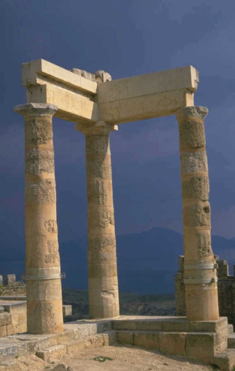 roman columns temple 1980s 1990s A4 Photo Print