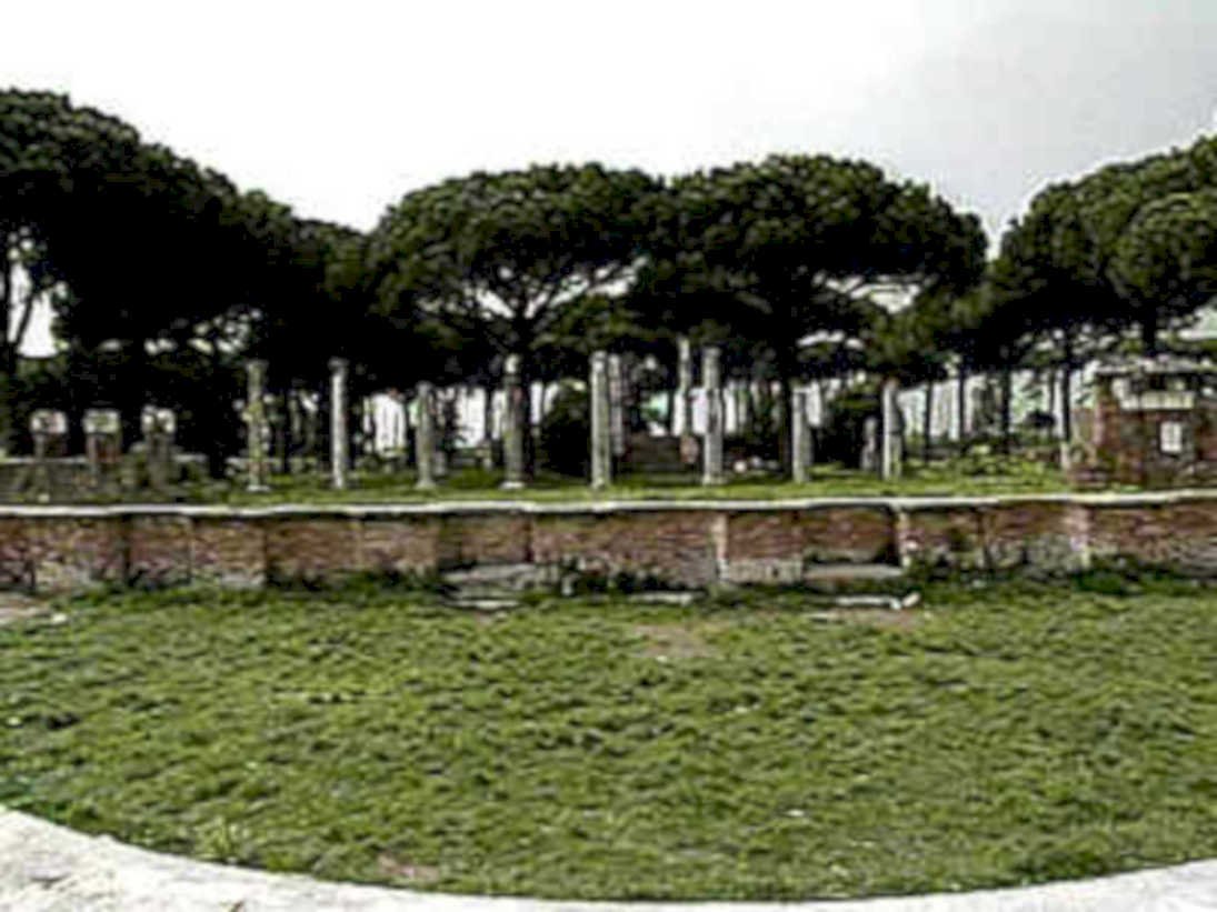 roman forum columns1980s 1990s A4 Photo Print