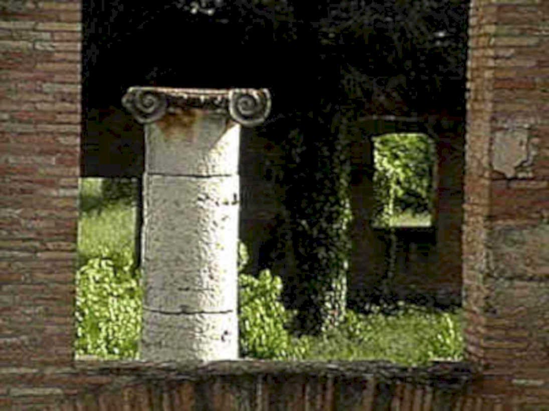 roman ruins column1980s 1990s A4 Photo Print