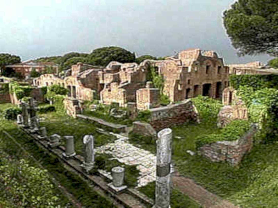 roman ruins ostia1980s 1990s A4 Photo Print