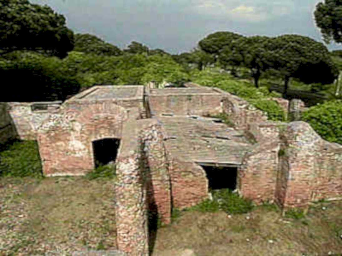 roman ruins villa1980s 1990s A4 Photo Print