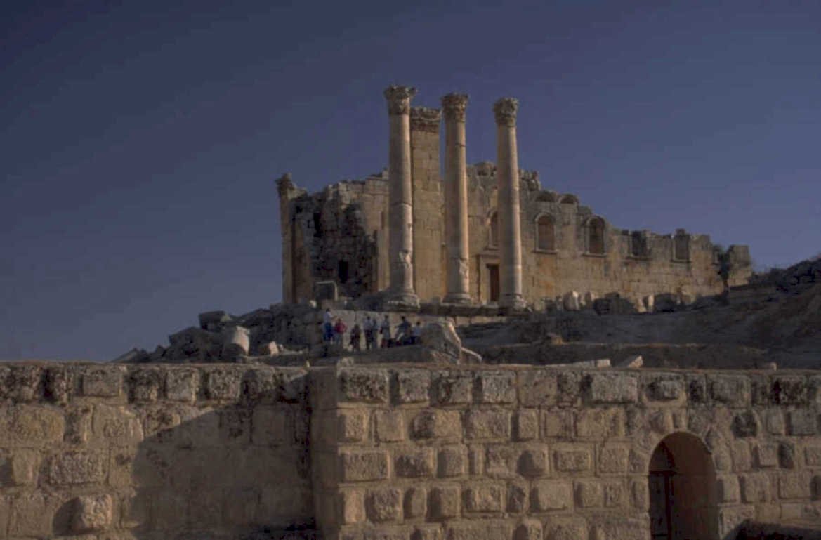 roman temple jerash 2 1980s 1990s A4 Photo Print