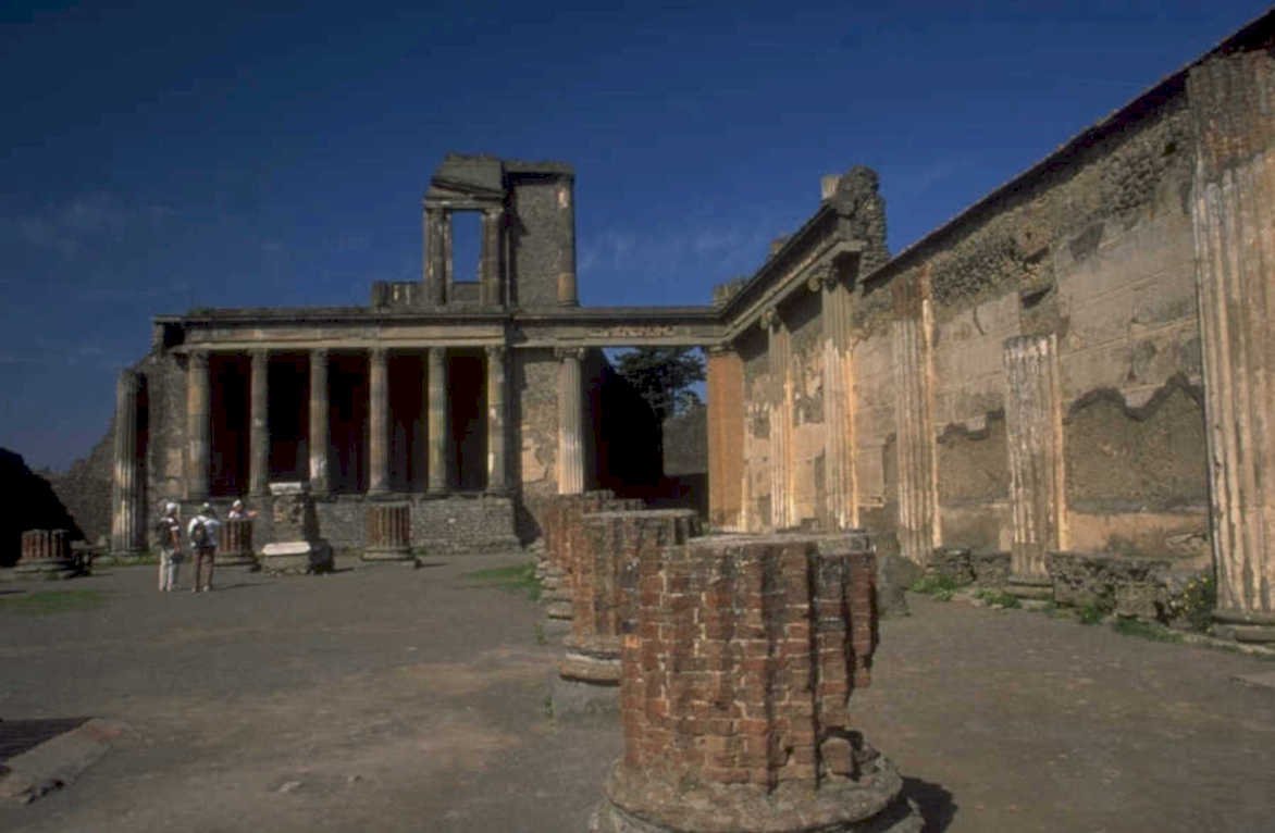 roman temple ruins 1 1980s 1990s A4 Photo Print