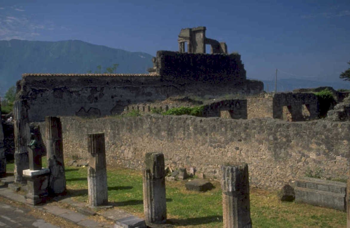 roman temple ruins 2 1980s 1990s A4 Photo Print