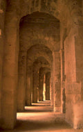 romanesque corridor spain 1980s 1990s A4 Photo Print