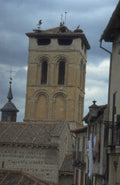 romanesque tower avila 1980s 1990s A4 Photo Print