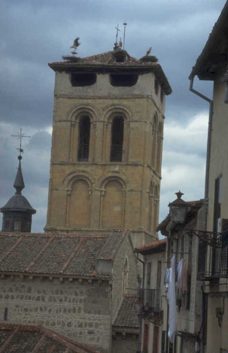 romanesque tower avila 1980s 1990s A4 Photo Print