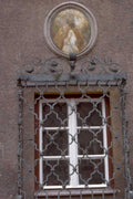 romanesque window fresco 1980s 1990s A4 Photo Print