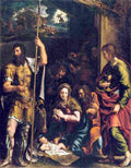 romano adoration of the shepherds Art A4 Photo Print