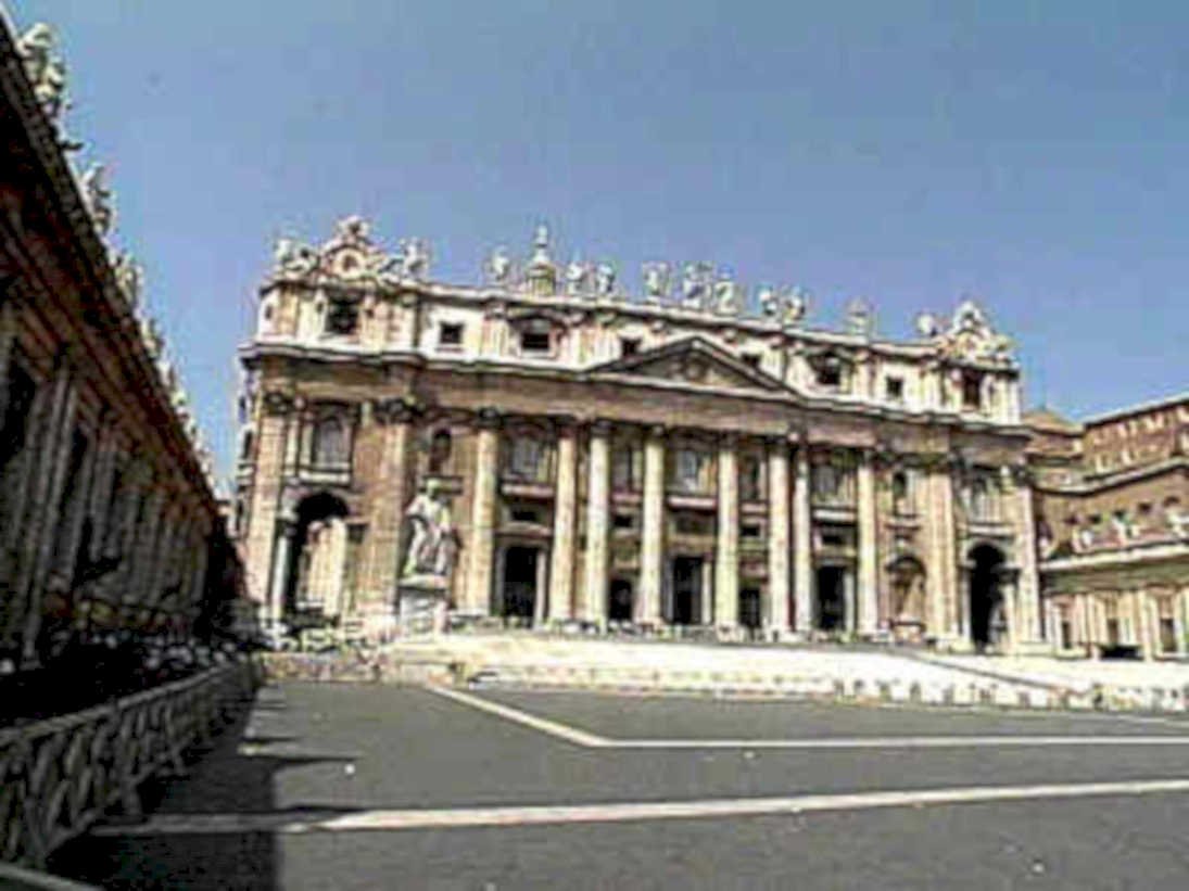 rome basilica facade1980s 1990s A4 Photo Print