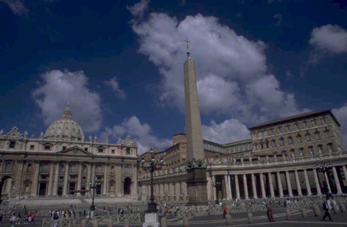 rome basilica obelisk 1 1980s 1990s A4 Photo Print