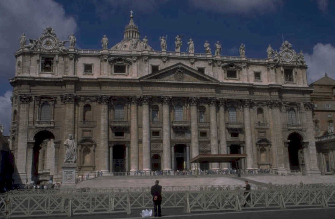 rome basilica st 1980s 1990s A4 Photo Print