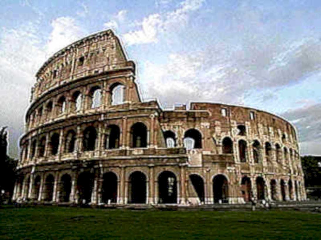 rome colosseum exterior1980s 1990s A4 Photo Print