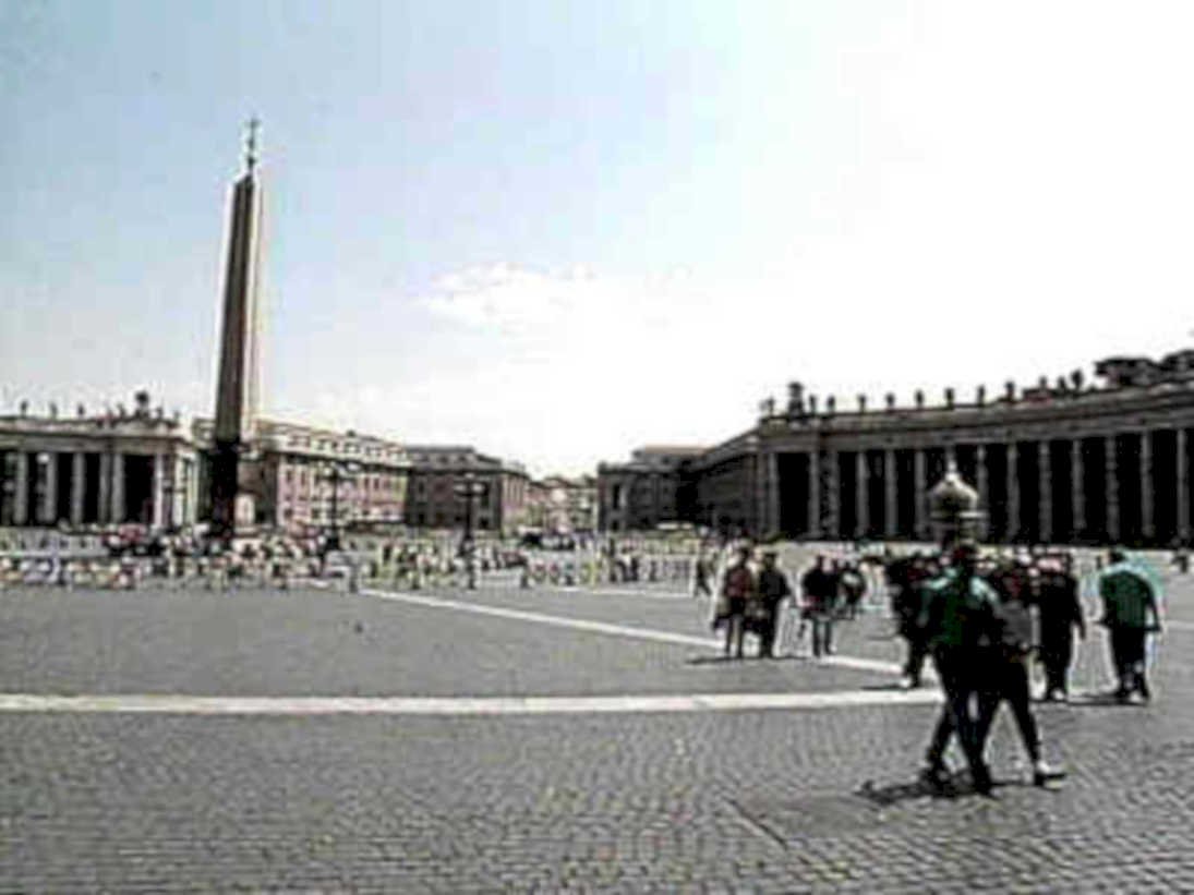 rome piazza san1980s 1990s A4 Photo Print