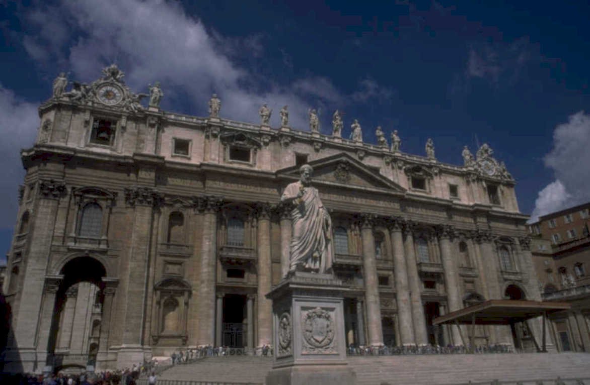 rome st peters 1 1980s 1990s A4 Photo Print