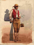 romer man in the mediterranean Art A4 Photo Print