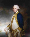 romney george admiral sir charles hardy Art A4 Photo Print