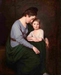 romney george ann wilson with her daughter sybil Art A4 Photo Print