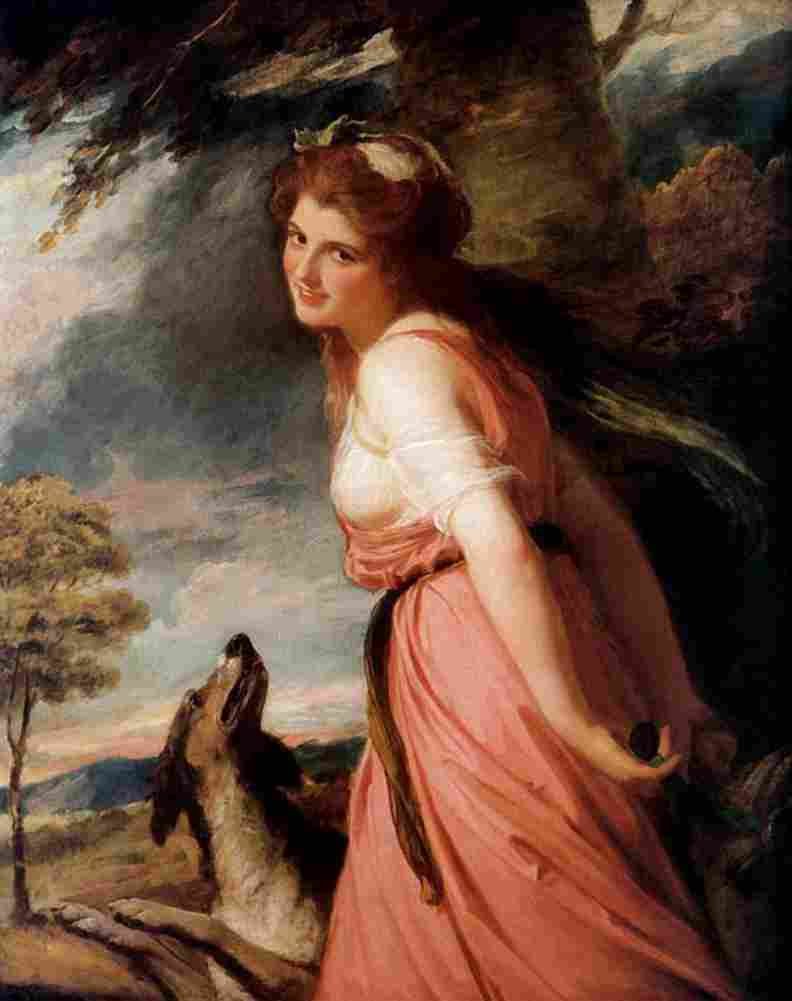 romney george lady hamilton as a bacchante Art A4 Photo Print