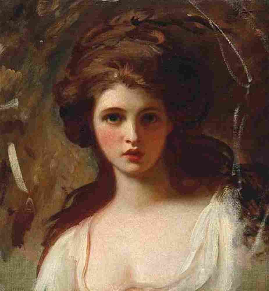 romney george lady hamilton as circe Art A4 Photo Print