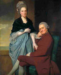 romney george mr and mrs william lindow Art A4 Photo Print