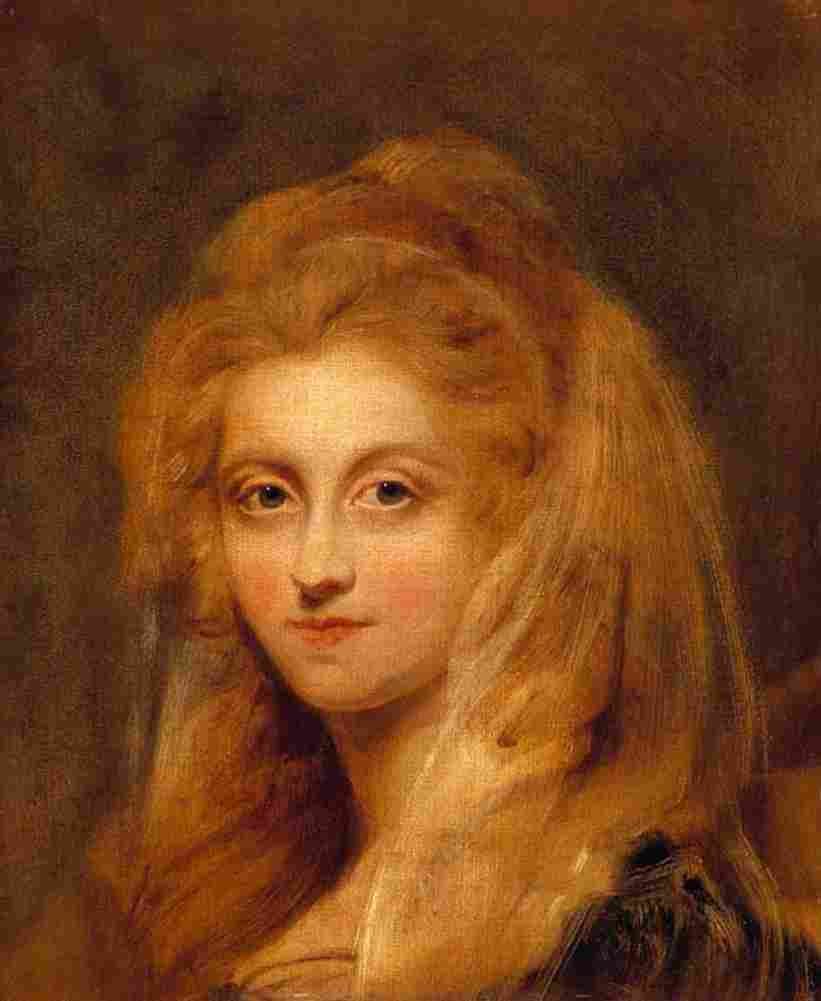romney george portrait of a lady Art A4 Photo Print