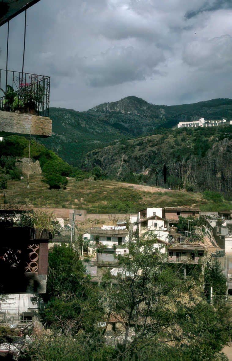 ronda mountain view Vintage A4 Photo Print