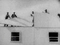 roofing workers building1980s 1990s A4 Photo Print