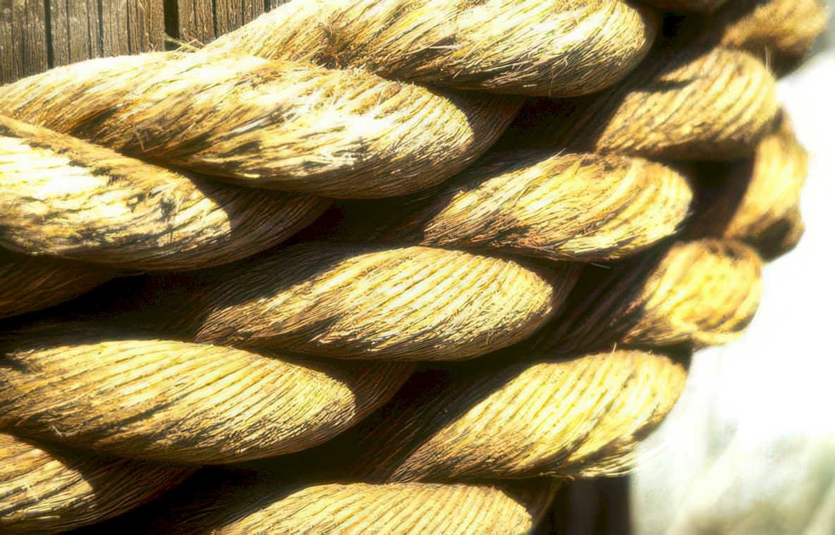 rope texture shadows Vintage A4 Photo Print