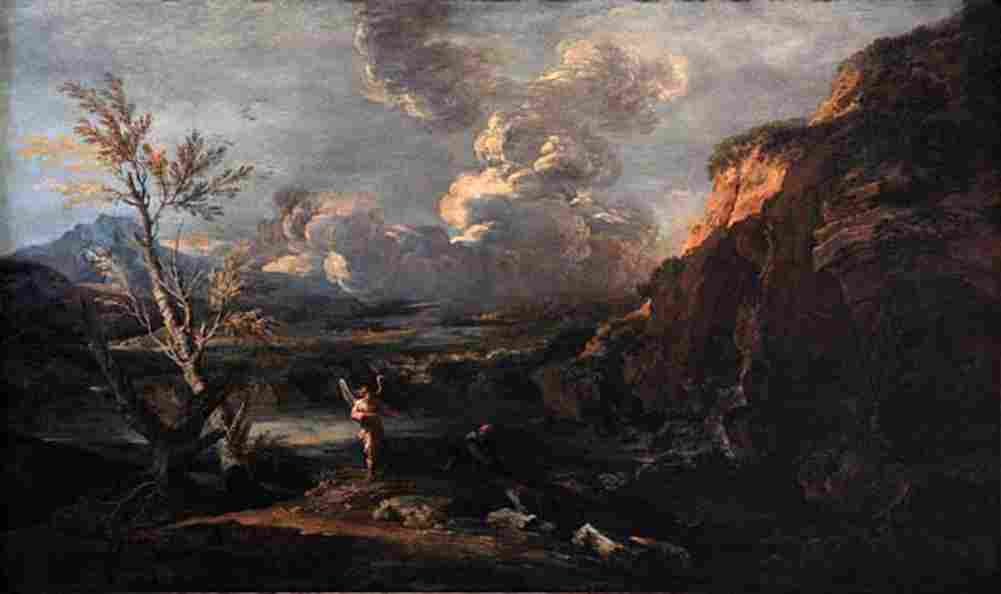 ros Landscape with Tobit and the Angel Art A4 Photo Print