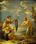 ros Odysseus and Nausicaa Art A4 Photo Print