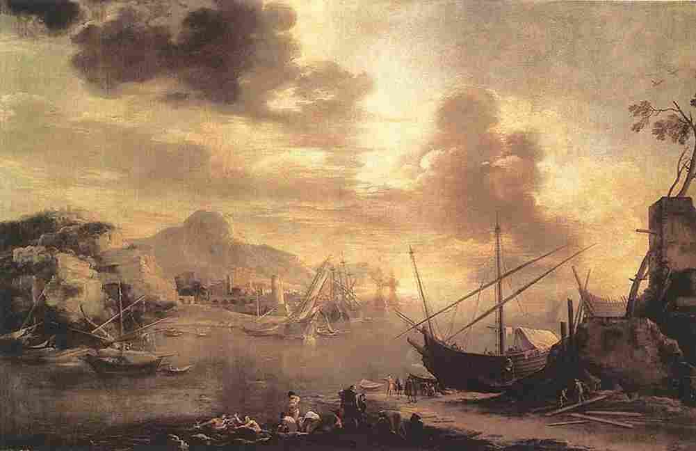 ros The Gulf of Salerno Art A4 Photo Print