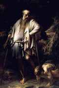 ros diogenes casting away his cup Art A4 Photo Print