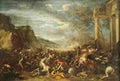 rosa a cavalry battle Art A4 Photo Print