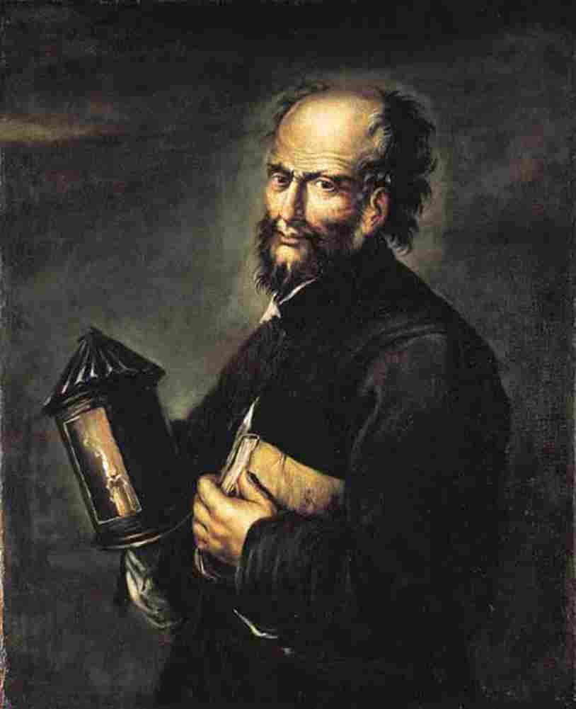 rosa diogenes searching for an honest man Art A4 Photo Print