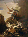 rosa saint george and the dragon Art A4 Photo Print