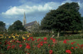 rose garden church 1980s 1990s A4 Photo Print