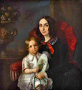 rosen Anica Manu with her Child Art A4 Photo Print